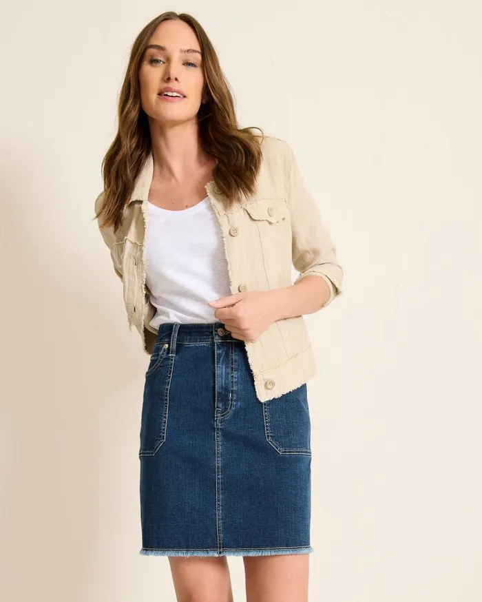 Tommy Bahama Skirts Utility Denim Skirt Sunset Blue Wash 8211 Women