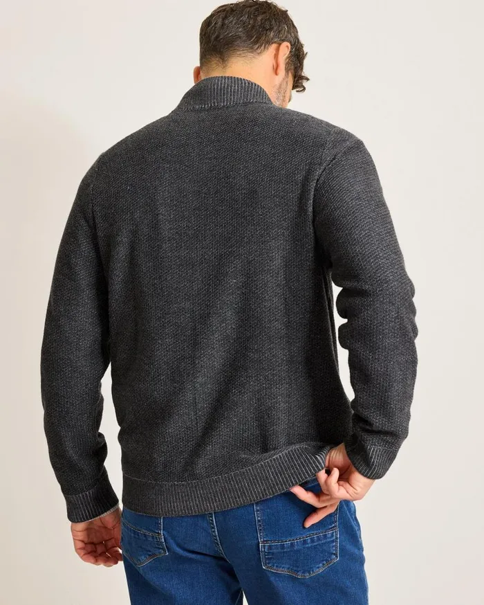 Tommy Bahama Sweaters Crescent Shore IslandZone ButtonMock Cardigan Charcoal 8211 Men Tommy Bahama Sweaters Crescent Shore IslandZone ButtonMock Cardigan Charcoal 8211 Men
