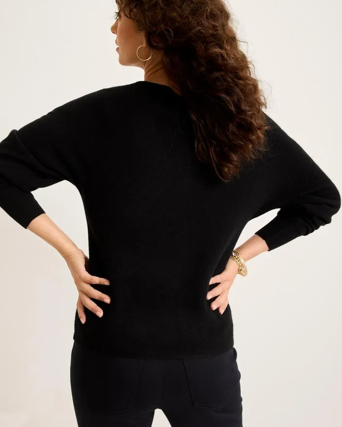Tommy Bahama Sweaters Embellished Pineapple CashmereBlend Sweater Black 8211 Women Tommy Bahama Sweaters Embellished Pineapple CashmereBlend Sweater Black 8211 Women
