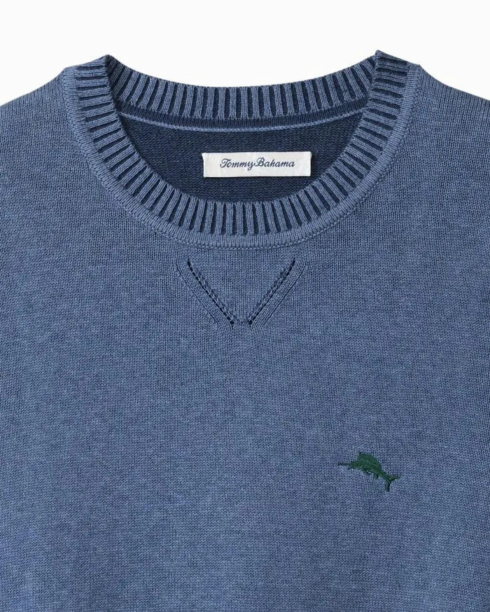 Tommy Bahama Sweaters Marlin Luxe Crew Sweater Dutch Blue Hthr 8211 Men Tommy Bahama Sweaters Marlin Luxe Crew Sweater Dutch Blue Hthr 8211 Men