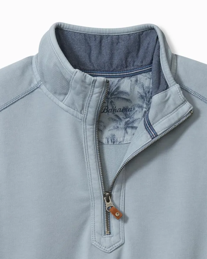 Tommy Bahama Sweatshirts Ben and Terry HalfZip Sweatshirt Norse Blue 8211 Men Tommy Bahama Sweatshirts Ben and Terry HalfZip Sweatshirt Norse Blue 8211 Men