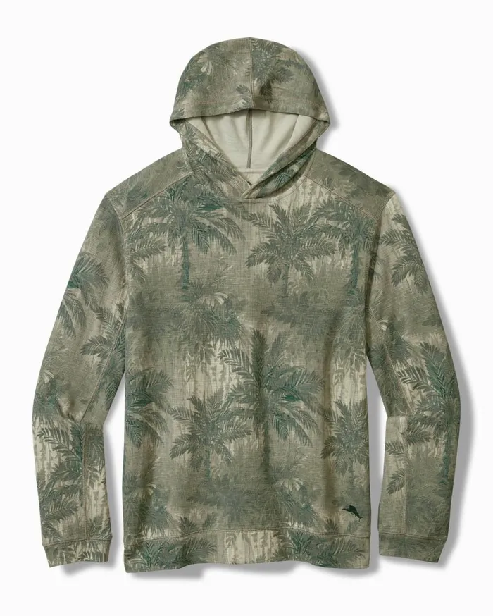 Tommy Bahama Sweatshirts Tobago Bay Jungle King Hoodie Light Fennel 8211 Men