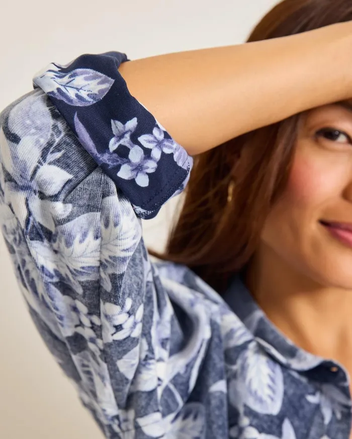 Tommy Bahama Tops and Shirts Hightide Flora Cord Shirt Coastline 8211 Women
