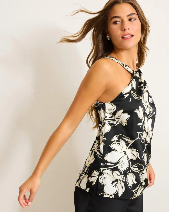 Tommy Bahama Tops and Shirts Noche Mar Satin Halter Top Black 8211 Women Tommy Bahama Tops and Shirts Noche Mar Satin Halter Top Black 8211 Women