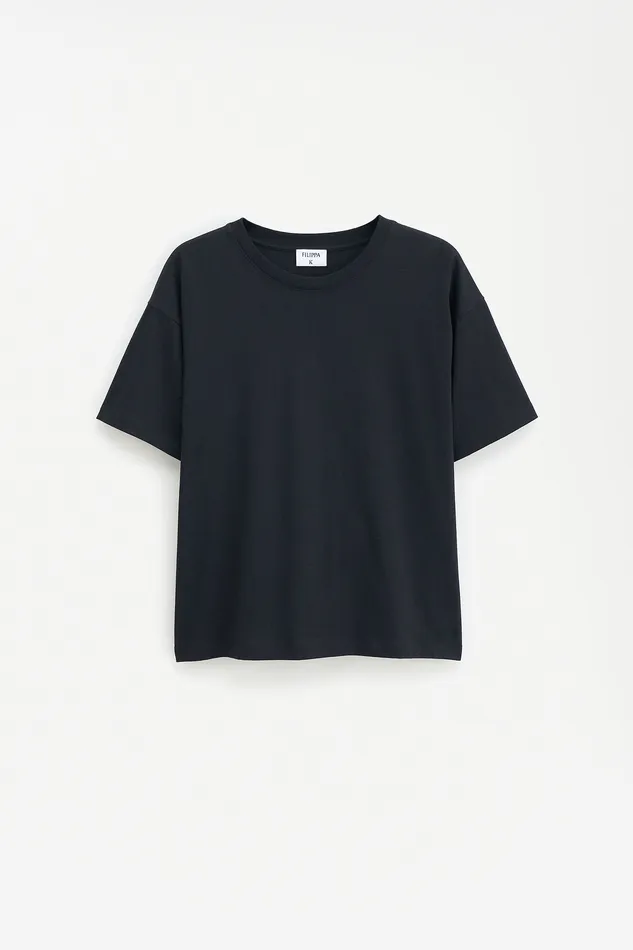 Tops and TShirts Loose Fit Tee Black 8211 filippak Women Tops and TShirts Loose Fit Tee Black 8211 filippak Women