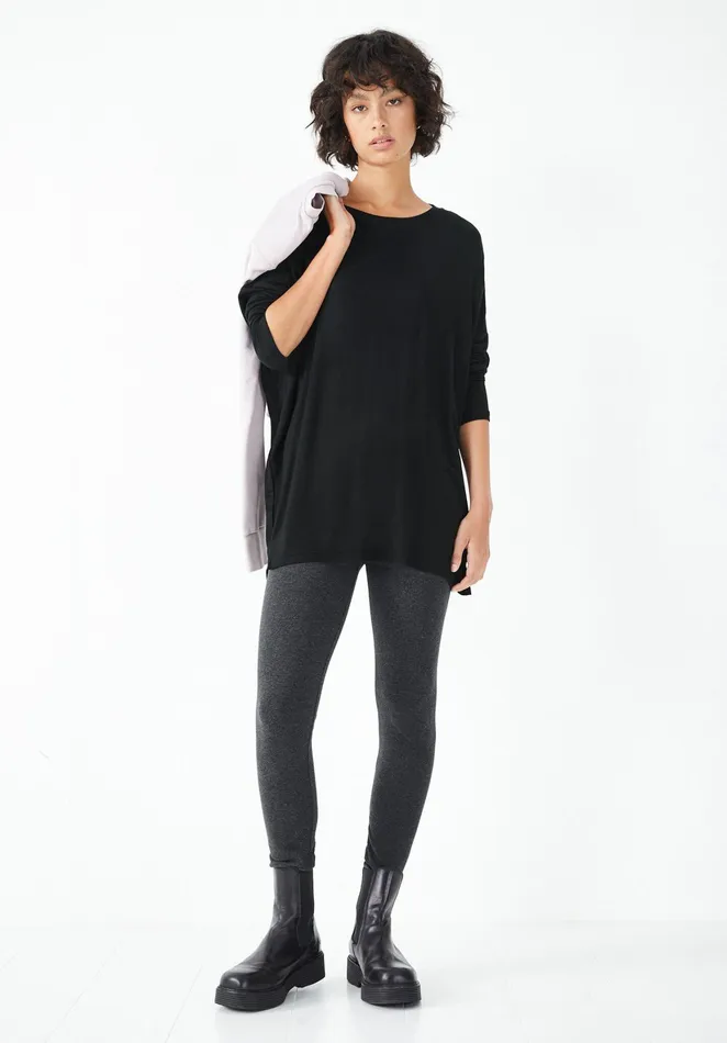 Tops and TShirts Women Hush Wide Jersey Top Black