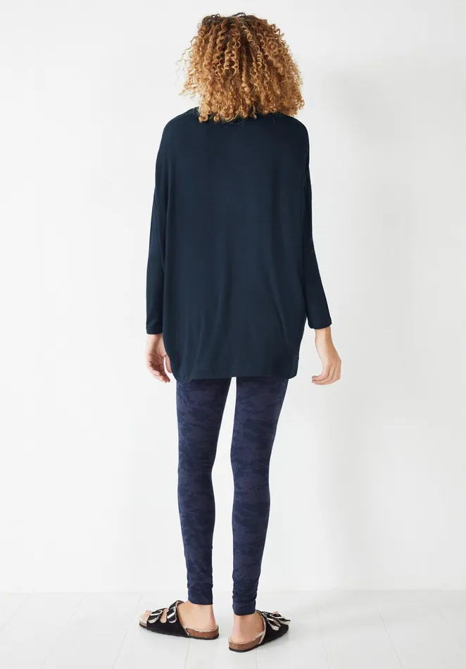 Tops and TShirts Women Hush Wide Jersey Top Midnight