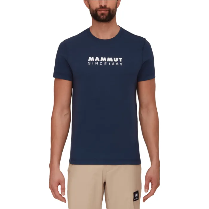 Tops Men Mammut Core TShirt Logo Marine
