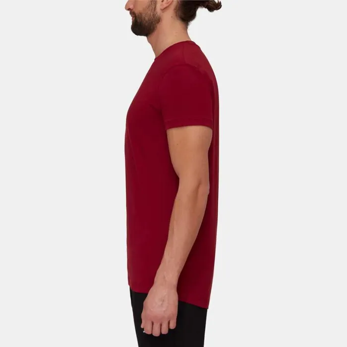 Tops Men Mammut Seon TShirt Original Blood Red Tops Men Mammut Seon TShirt Original Blood Red