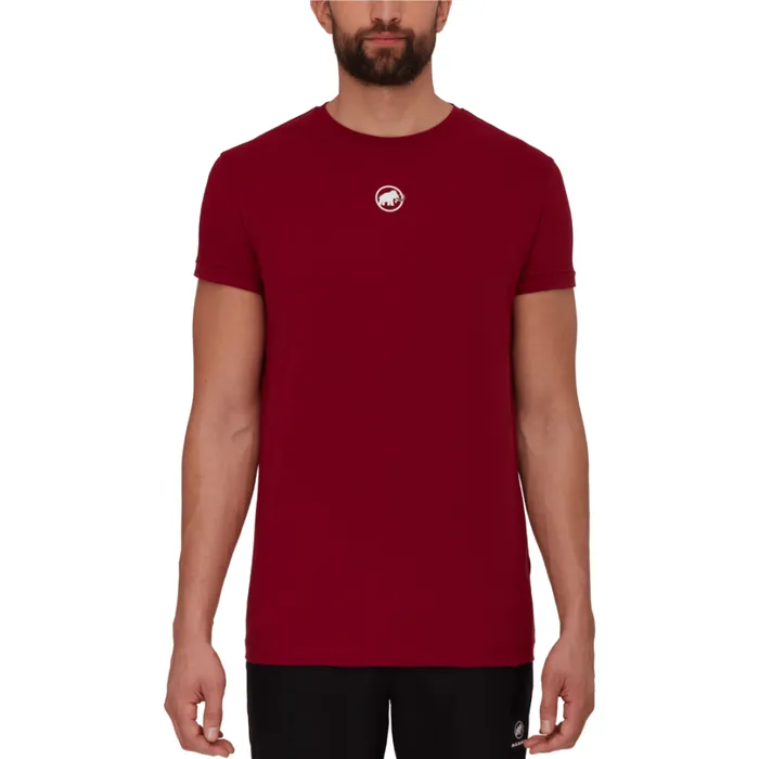 Tops Men Mammut Seon TShirt Original Blood Red Tops Men Mammut Seon TShirt Original Blood Red