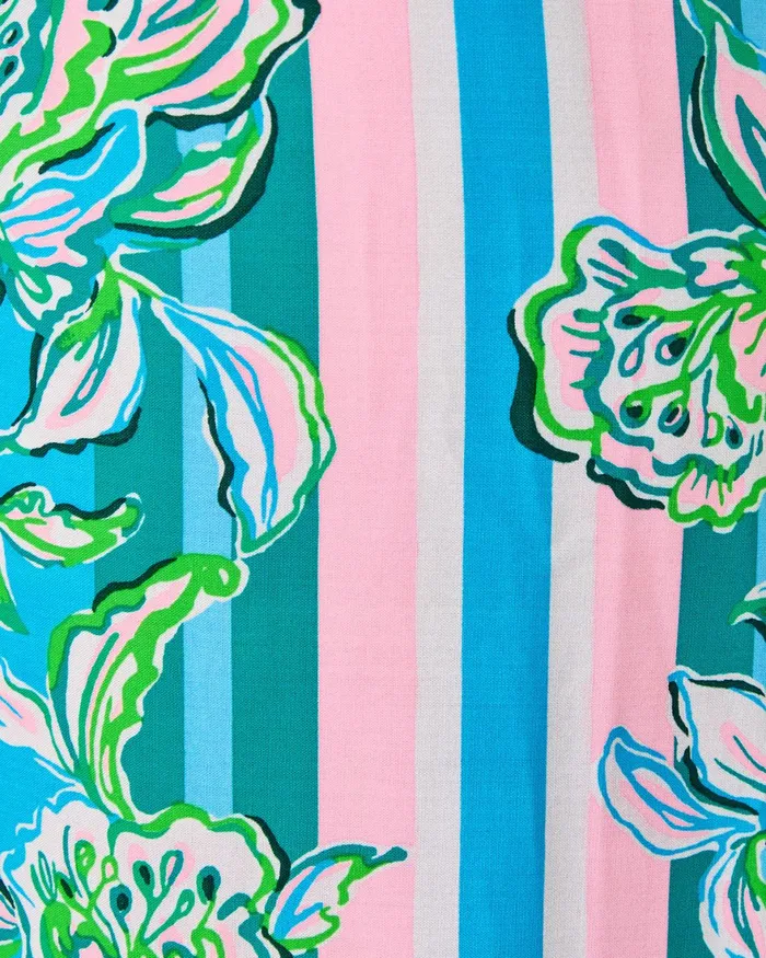 Tops Women Lilly Pulitzer Geanie Button Down Top Resort White