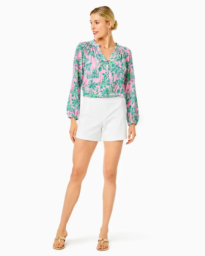 Tops Women Lilly Pulitzer Kienna Cardigan Gecko Green Metallic Marl Tops Women Lilly Pulitzer Kienna Cardigan Gecko Green Metallic Marl