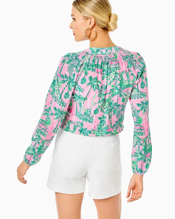 Tops Women Lilly Pulitzer Kienna Cardigan Gecko Green Metallic Marl Tops Women Lilly Pulitzer Kienna Cardigan Gecko Green Metallic Marl