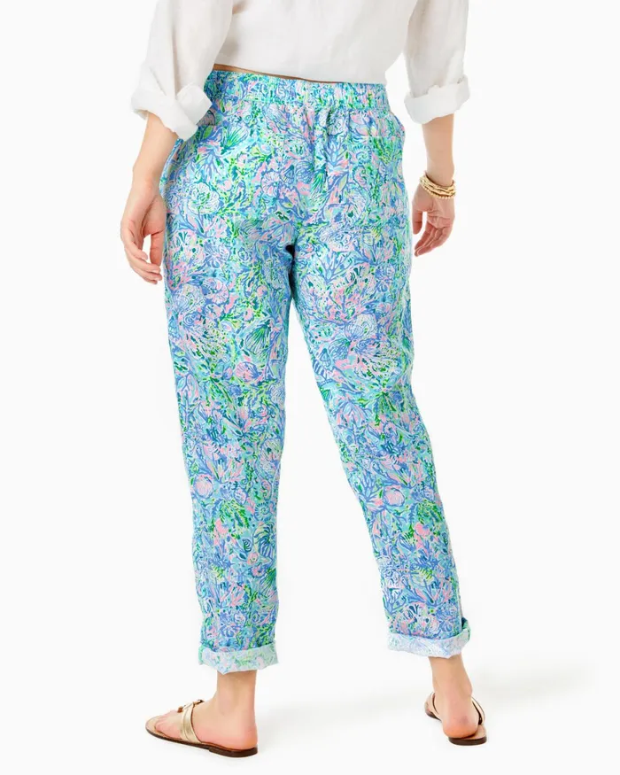 Tops Women Lilly Pulitzer Marlie Top Frenchie Blue