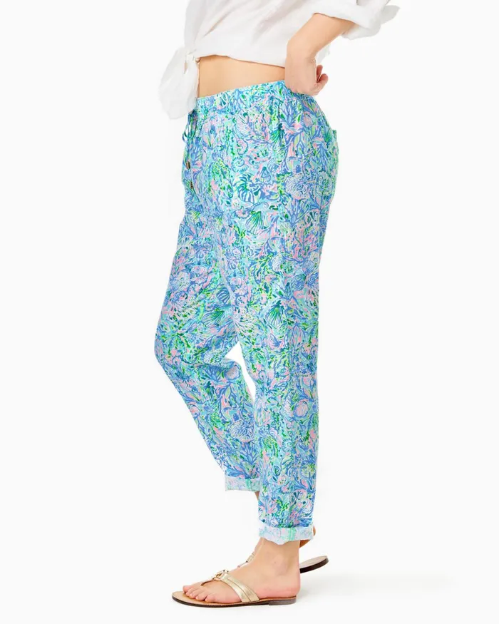 Tops Women Lilly Pulitzer Marlie Top Frenchie Blue