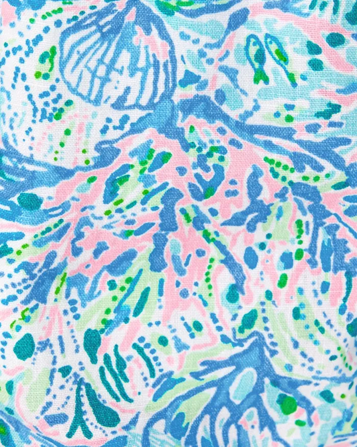 Tops Women Lilly Pulitzer Marlie Top Frenchie Blue