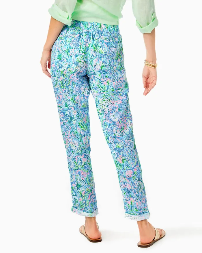 Tops Women Lilly Pulitzer Marlie Top Frenchie Blue
