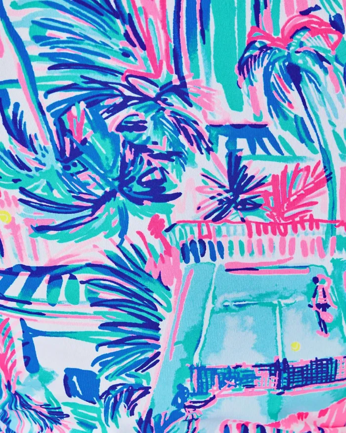 Tops Women Lilly Pulitzer UPF 50 Luxletic Canna Bra Tank Top Ravello Blue Perfect Match Tops Women Lilly Pulitzer UPF 50 Luxletic Canna Bra Tank Top Ravello Blue Perfect Match