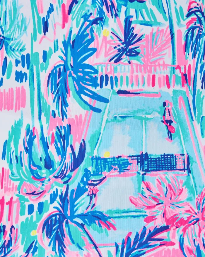 Tops Women Lilly Pulitzer UPF 50 Luxletic Canna Bra Tank Top Ravello Blue Perfect Match Tops Women Lilly Pulitzer UPF 50 Luxletic Canna Bra Tank Top Ravello Blue Perfect Match