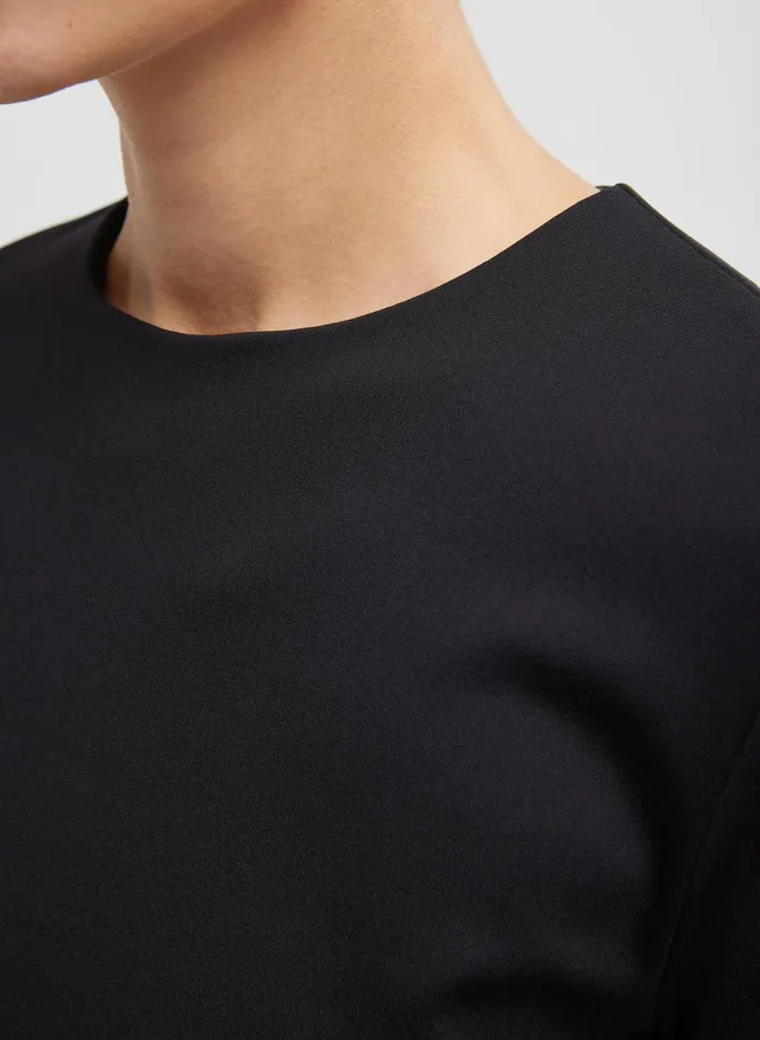 Tops Women Tibi Compact Ultra Stretch Knit Long Sleeve Slim Top