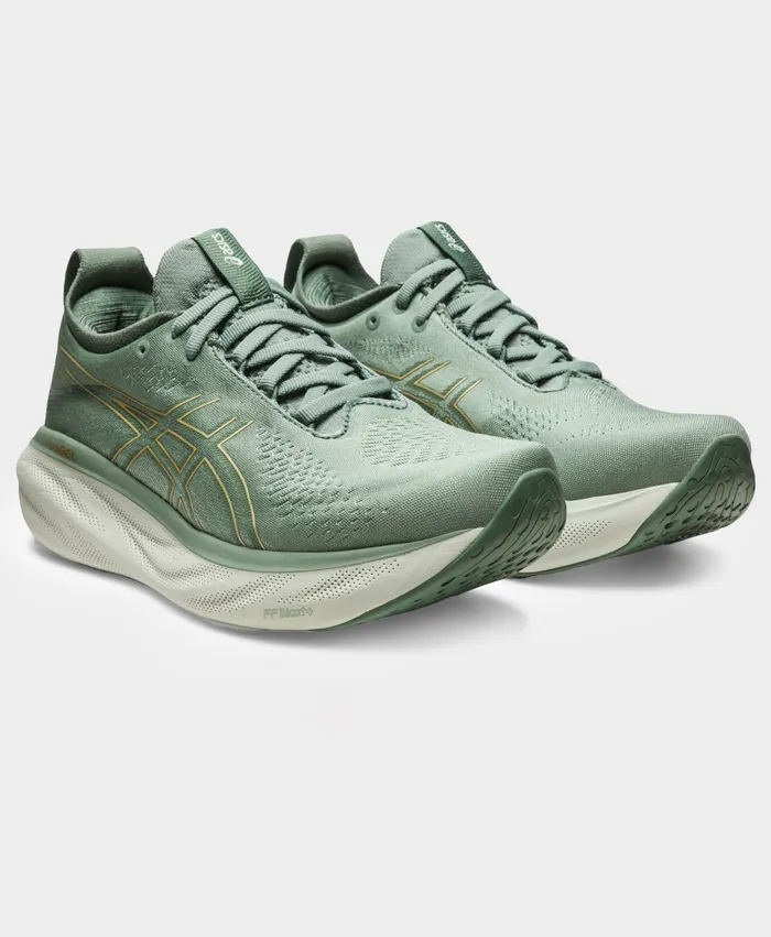 Trainers Women Asics Gel Nimbus 25 Slategrey Champagne Sweaty Betty