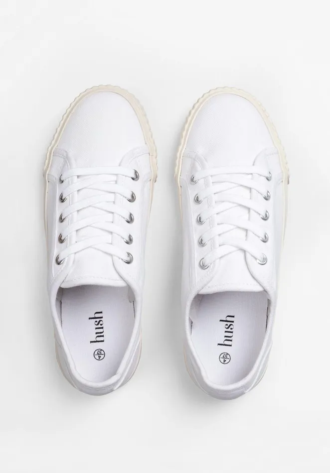 Trainers Women Hush Henley Canvas Trainers White