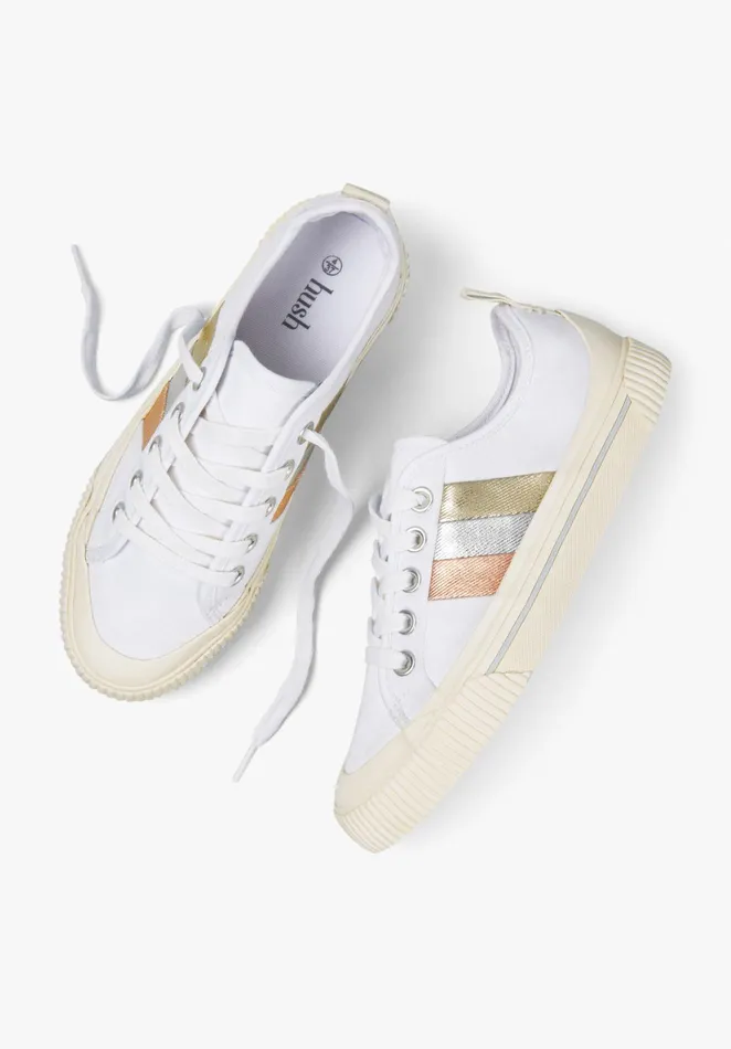 Trainers Women Hush Meno Canvas Trainers White