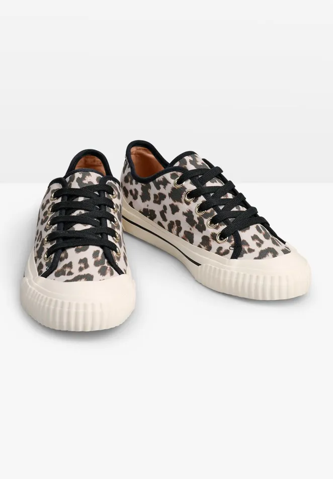 Trainers Women Hush Meon Leopard Canvas Trainers Leopard