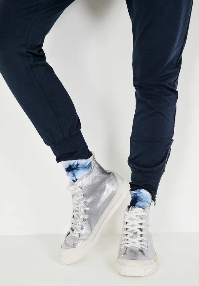 Trainers Women Hush Skye Hi Top Trainers Silver