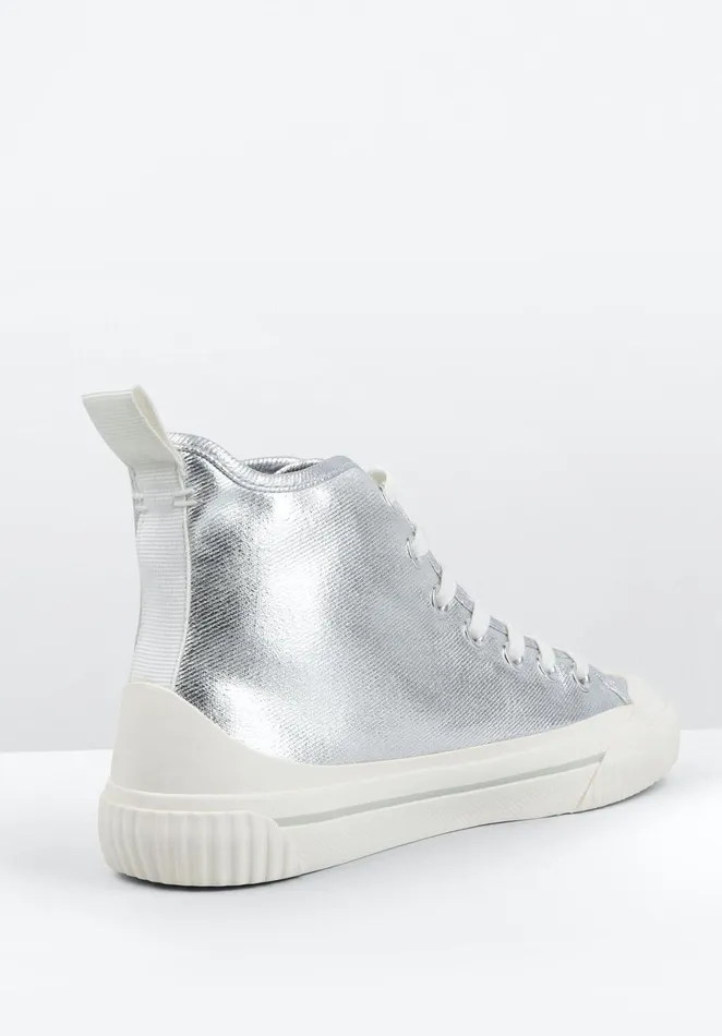 Trainers Women Hush Skye Hi Top Trainers Silver