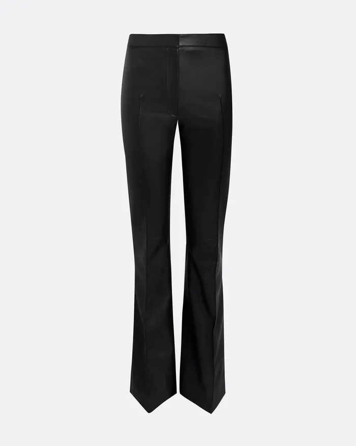 Trousers Alexa Black Vegan Leather Trousers Black 8211 Safiyaa Women