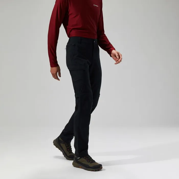 Trousers and Pants Men Berghaus Navigator Zip Off 20 Pant 8211 Black