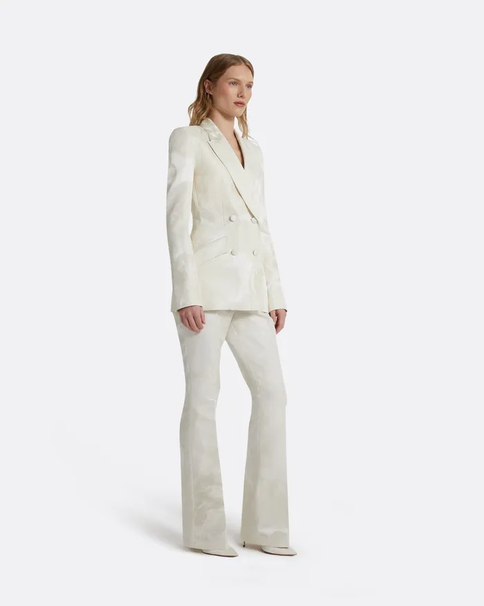 Trousers Safiyaa Women Alexa Ivory Trousers Ivory