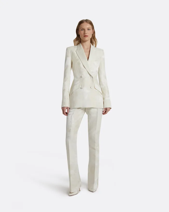 Trousers Safiyaa Women Alexa Ivory Trousers Ivory