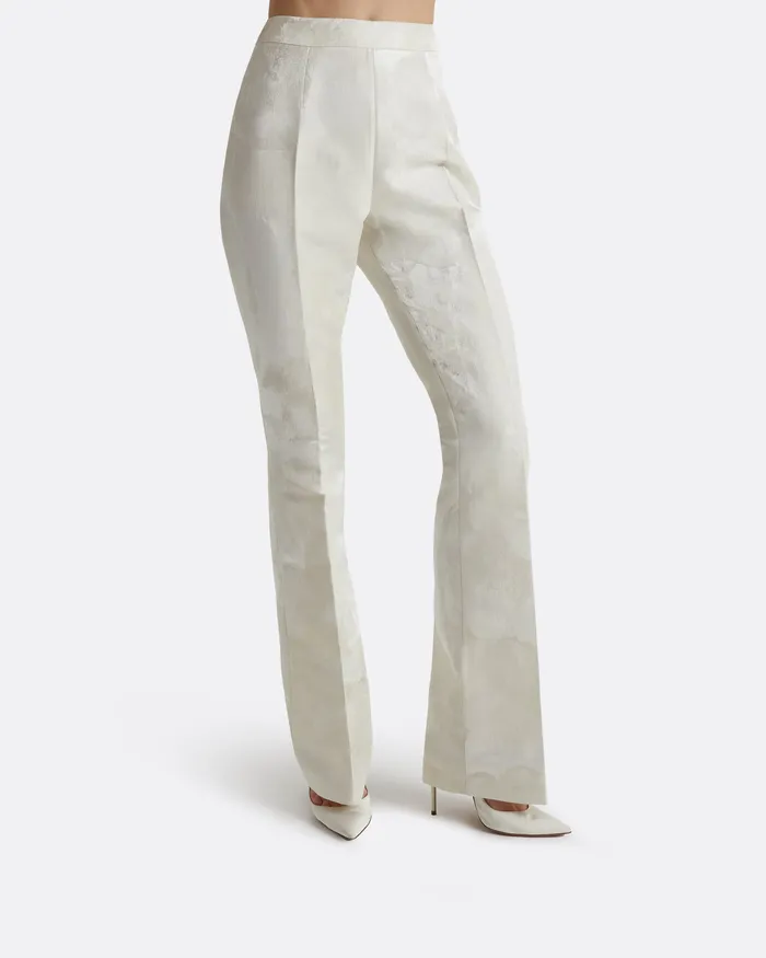 Trousers Safiyaa Women Alexa Ivory Trousers Ivory