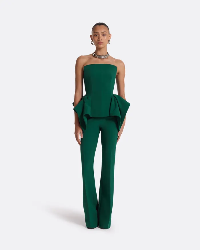 Trousers Safiyaa Women Alexa Trousers In Tourmaline Tourmaline