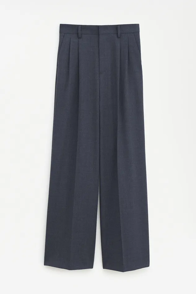 Trousers Women filippak Darcey Wool Trousers Dk Grey Mel Trousers Women filippak Darcey Wool Trousers Dk Grey Mel