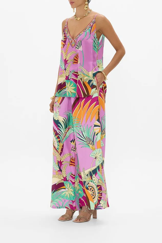 TUCK FRONT PANT GIZA GODDESS Giza Goddess Womens Camilla Pants