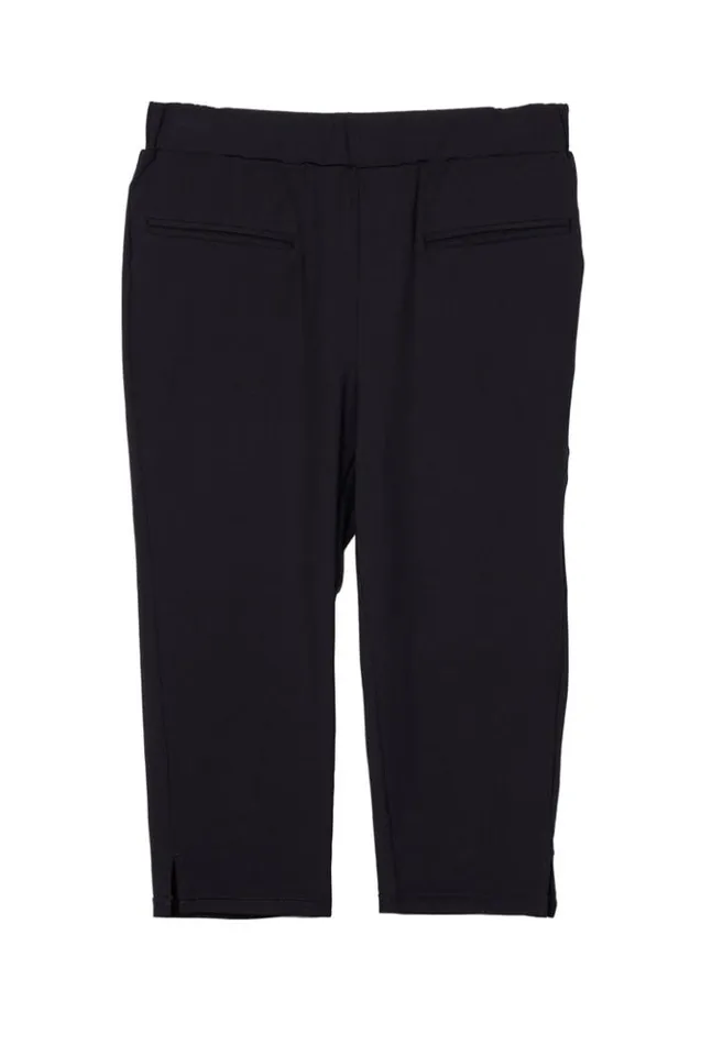 Valentine Black Jersey Capris Women Ciao Lucia Pants
