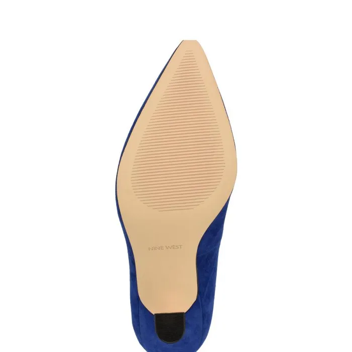 Vylot Pointy Toe Pumps Blue Suede Women Nine West Heels Vylot Pointy Toe Pumps Blue Suede Women Nine West Heels