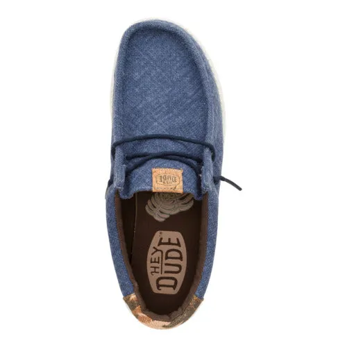 Wally heydude Apparel Wally Palm Jute Navy BlazerChili Red