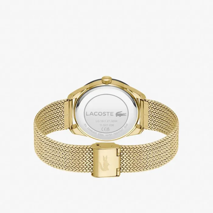 Watches Men Lacoste Men039s Everett Gold Mesh Watch Without Color 000