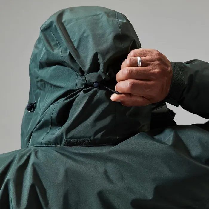 Waterproof Men Berghaus Long Cornice InterActive Jacket 8211 Dark Green