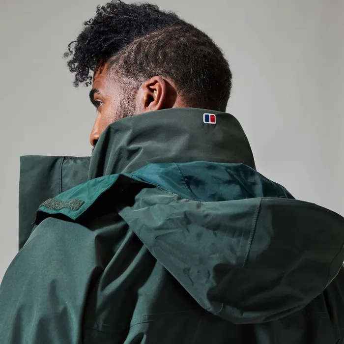 Waterproof Men Berghaus Long Cornice InterActive Jacket 8211 Dark Green