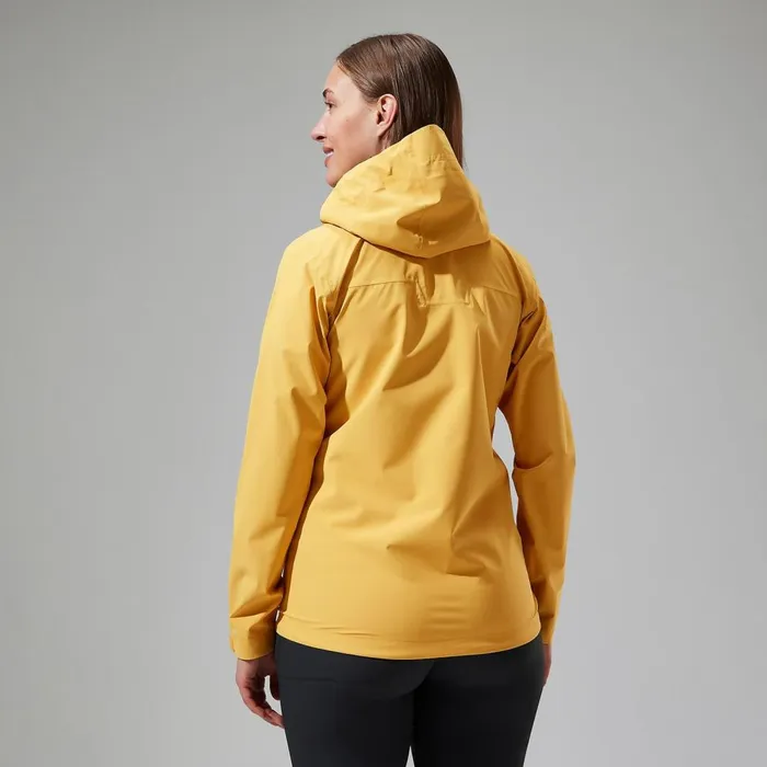 Waterproof Women Berghaus Arnaby Hooded Waterproof Jacket 8211 Yellow
