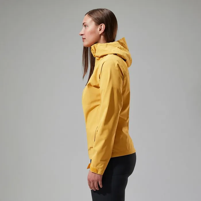 Waterproof Women Berghaus Arnaby Hooded Waterproof Jacket 8211 Yellow