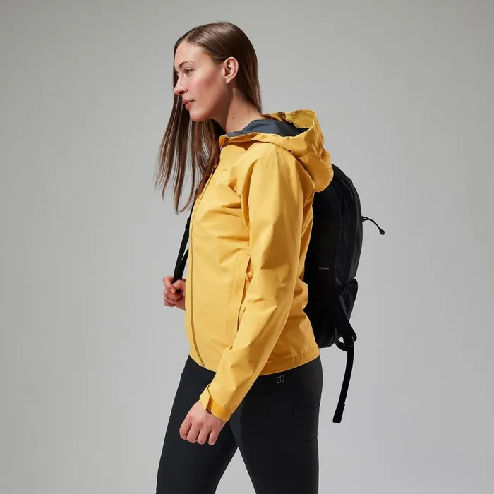 Waterproof Women Berghaus Arnaby Hooded Waterproof Jacket 8211 Yellow