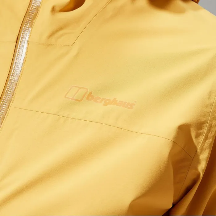 Waterproof Women Berghaus Arnaby Hooded Waterproof Jacket 8211 Yellow
