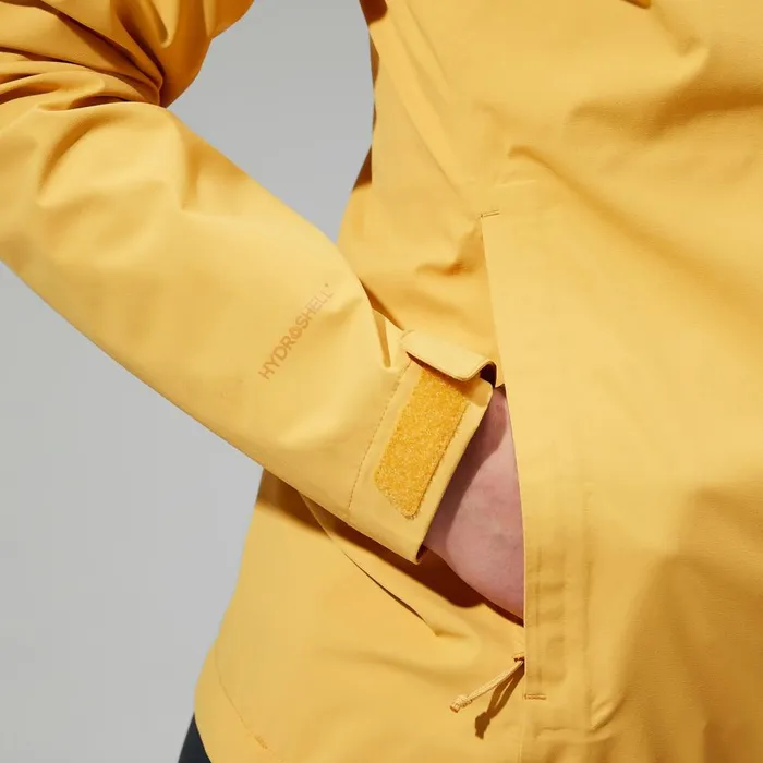 Waterproof Women Berghaus Arnaby Hooded Waterproof Jacket 8211 Yellow