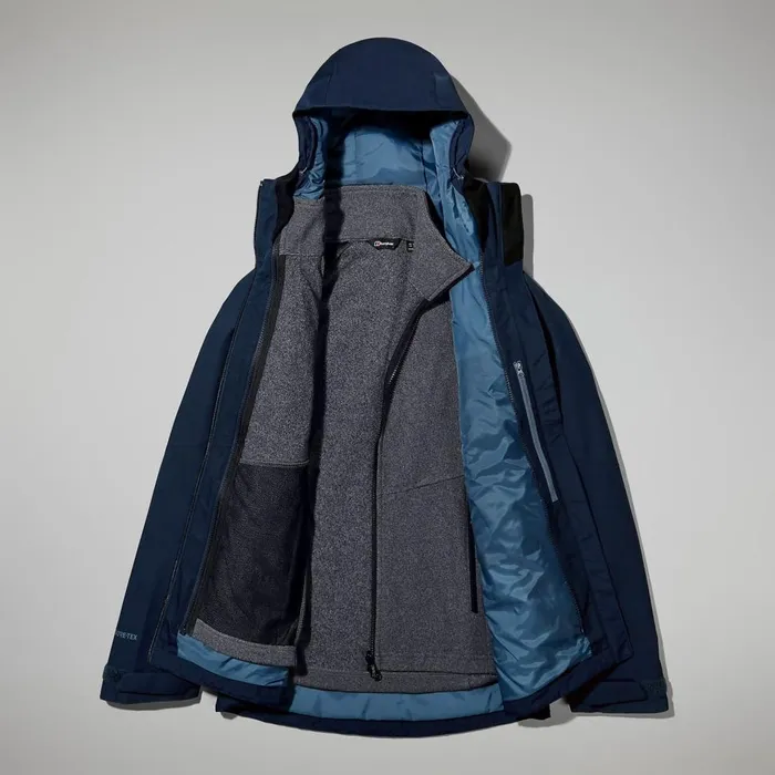 Waterproof Women Berghaus Fellmaster Gemini 3in1 Jacket 8211 Dark Blue